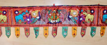 Authentieke India geborduurde Ganesh band raam tentdecoratie beschikbaar voor biedingen