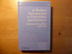 A Modern Introduction to Probability and Statistics, Dekking, Overige wetenschappen, Ophalen of Verzenden, Zo goed als nieuw, Dekking