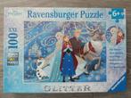 Ravensburger puzzel Frozen 100 stukjes XXL, Ophalen, Meer dan 50 stukjes, Zo goed als nieuw, 6 jaar of ouder