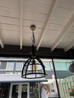 IJzeren hanglamp, Ophalen, 50 tot 75 cm, Zo goed als nieuw, Metaal