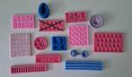 Verschillende silliconen taart decoratie mallen, Ophalen of Verzenden, Zo goed als nieuw, Taarten of Cupcakes, Versiering