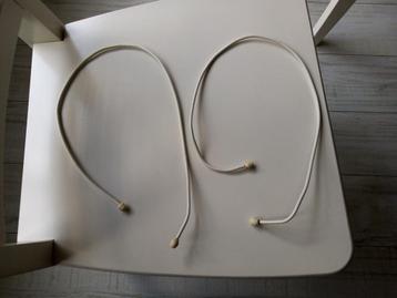 2 embrasse spiralen wit voor vitrage lengte elk 67 cm beschikbaar voor biedingen