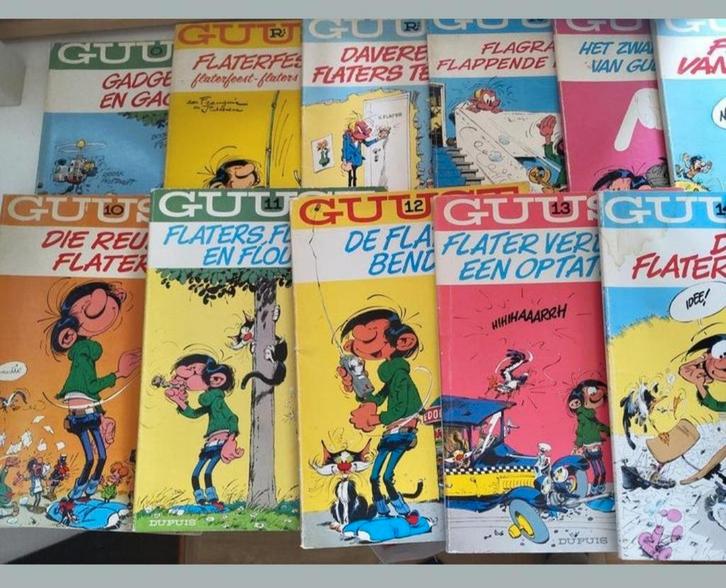 Guust Flater Stripboeken Collectie, Boeken, Stripboeken, Gelezen, Meerdere stripboeken, Ophalen of Verzenden
