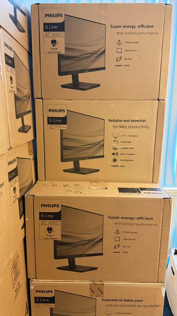 Philips 272B1G/00 Ips Monitor 27” 75Hz, Computers en Software, Monitoren, Zo goed als nieuw, 61 t/m 100 Hz, DisplayPort, DVI, HDMI