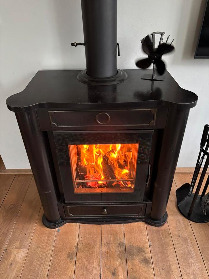 Houtkachel Helex - met toebehoren, Huis en Inrichting, Kachels, Gebruikt, Vrijstaand, Houtkachel, Hout, Ophalen