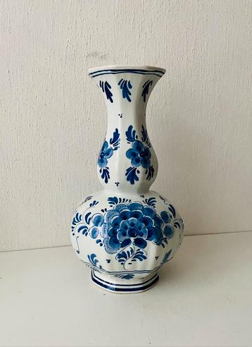 Delfts Blauw knobbel vaas porselein , 28 cm beschikbaar voor biedingen