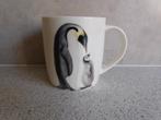 Mok 9x8 cm. Pinguin Animal Friends, Ophalen of Verzenden, Zo goed als nieuw, Overige stijlen, Kop(pen) en/of Schotel(s)