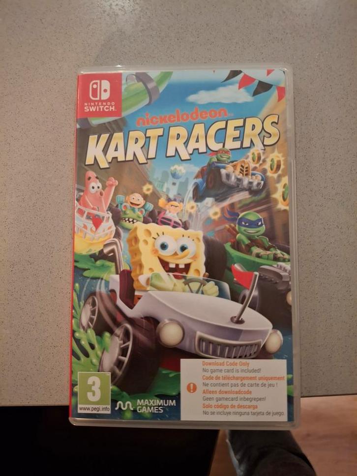 Nickelodeon Kart Racers - Nintendo Switch, Spelcomputers en Games, Games | Nintendo Switch, Nieuw, Racen en Vliegen, 1 speler