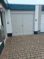 Garagedeuren hardhout, Doe-het-zelf en Verbouw, Deuren en Horren, Ophalen, Gebruikt, 80 tot 100 cm, Buitendeur