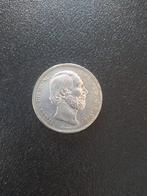 Zilveren 2,5 Gulden Willem III 1871, Koning Willem III, Zilver, Ophalen of Verzenden, Losse munt