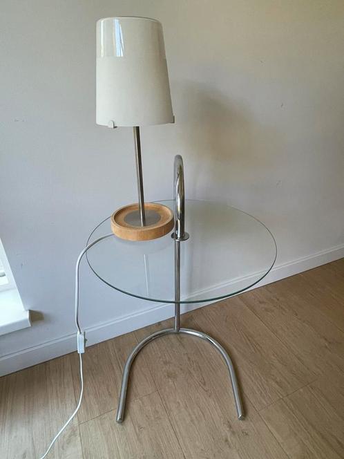 Tafellamp Basisk vintage IKEA jaren ‘90 Wiebke Braasch, Huis en Inrichting, Tafels | Bijzettafels, Gebruikt, Rond, Minder dan 55 cm