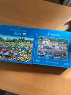 2x Gibsons puzzels 1000 stukjes nette staat, Ophalen of Verzenden, 500 t/m 1500 stukjes, Gebruikt, Legpuzzel