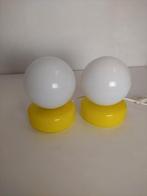 Italiaanse Glazen Tafellampjes - Set van 2, Ophalen of Verzenden, Gebruikt, Glas, Italiaans