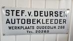 Emaille bord jaren '30 Rotterdam, Ophalen of Verzenden, Gebruikt, Reclamebord