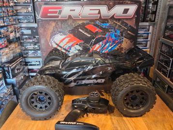Traxxas E-Revo 2.0 - Gebruikte staat . zie tekst beschikbaar voor biedingen
