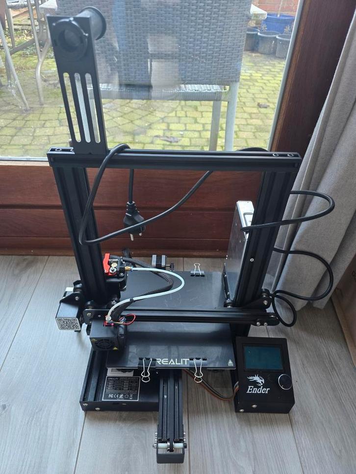 Ender 3D Pro met upgrades - Hot-end moet vervangen, Computers en Software, 3D Printers, Gebruikt, Ophalen