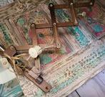 Retro /Hout/Schaarlamp/Harmonica/Lamp, Ophalen of Verzenden