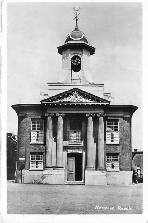 (380-261-019) Westzaan Raadhuis, Verzamelen, Ansichtkaarten | Nederland, Noord-Holland, Verzenden