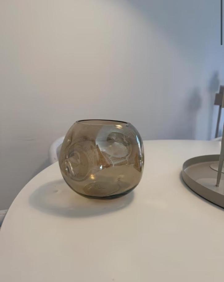 Coco maison vaas, Huis en Inrichting, Woonaccessoires | Vazen, Zo goed als nieuw, Overige kleuren, Minder dan 50 cm, Glas, Ophalen