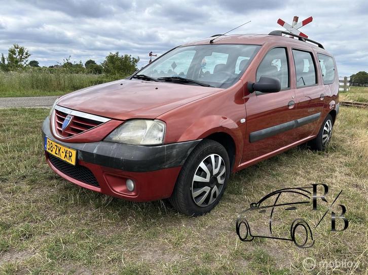 Dacia Logan MCV 1.6-16V Lauréate 7persoons AIRCO EXPORTKOOP, Auto's, Dacia, Bedrijf, Te koop, Logan MCV, ABS, Airbags, Airconditioning