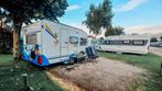 Knaus blue line 400tk, Caravans en Kamperen, Caravans, Koelkast, Treinzit, Particulier, 4 tot 5 meter