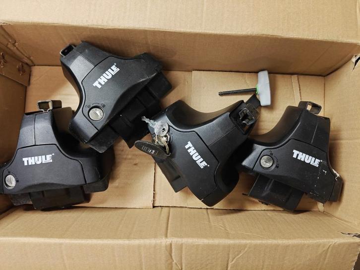 Thule dakdrager voetenset 754/480 – voor glad dak – max. 75, Auto diversen, Dakdragers, Gebruikt, Ophalen of Verzenden