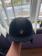 Zwart met glitter Charles Owen paardrij cap, Dieren en Toebehoren, Paardrijkleding, Ophalen of Verzenden, Cap