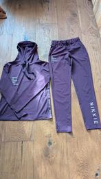 Nikkie joggingset bordeaux/paars 32/38, Paars, Overige typen, Ophalen of Verzenden, Zo goed als nieuw