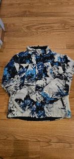 Blauw / witte ski jas / skijas voor de wintersport, Ophalen of Verzenden, Zo goed als nieuw, Jongen, Jas