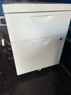 Witte ladekast met 2 lades, Ophalen of Verzenden, Zo goed als nieuw, Minder dan 25 cm, Minder dan 100 cm