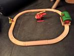 Brio Houten Treinbaan met Helikopter en Tunnel, Ophalen of Verzenden, Gebruikt, Overige typen