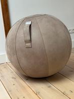 Vluv ergonomische zitbal kunstleer taupe, Huis en Inrichting, Ophalen, Zo goed als nieuw
