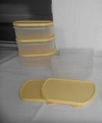 Tupperware Stapel half hoog 650ML met Geel deksel NIEUW, Ophalen of Verzenden, Nieuw, Geel, Overige typen