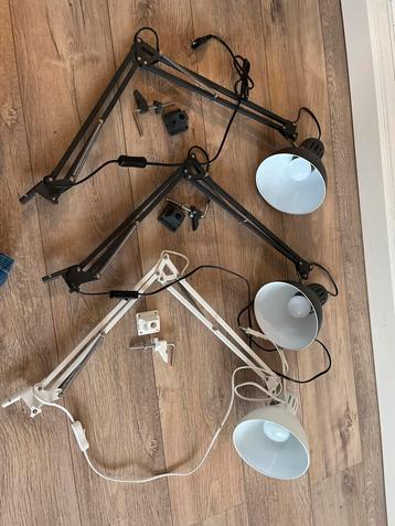 3x IKEA Tertial Bureaulampen - Set beschikbaar voor biedingen