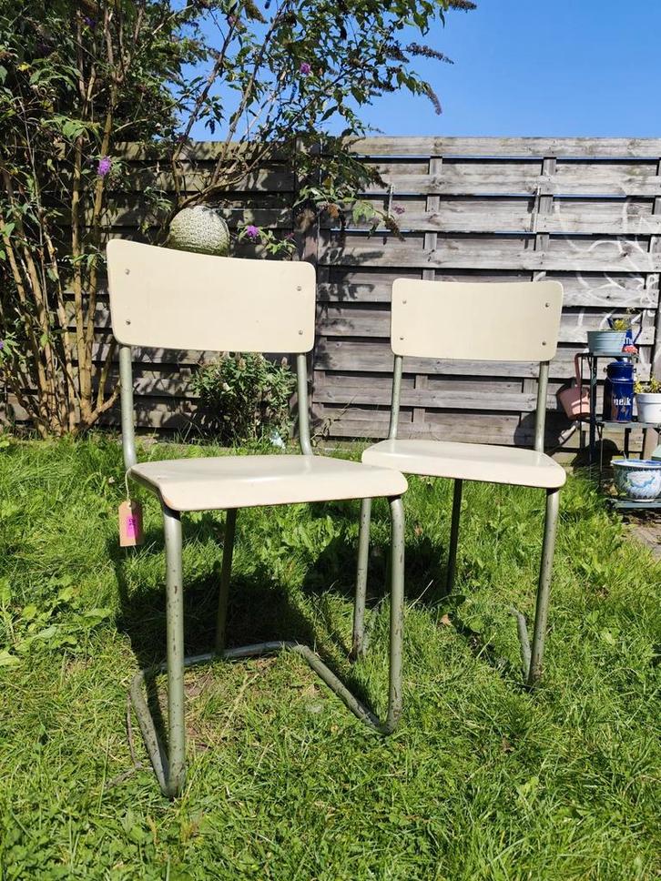 Jaren 60 stoelen ?gispen?, Antiek en Kunst, Antiek | Meubels | Stoelen en Banken, Ophalen