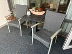 Tafel en stoelen voor balkon, Ophalen, Zo goed als nieuw, 2 zitplaatsen