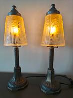 2 Art Deco Tafellampen, Ophalen of Verzenden