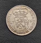 Holland kwart gulden 1759 zilver provinciaal, Vóór koninkrijk, Zilver, 25 cent, Ophalen of Verzenden