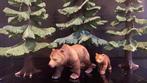 Schleich Forestlife: Vintage grizzly beren, Verzamelen, Dierenverzamelingen, Ophalen of Verzenden, Zo goed als nieuw, Paard, Beeldje of Figuurtje