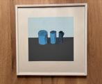 Originele vintage kunst - Gesigneerd, Dutch design, abstract, Antiek en Kunst, Kunst | Schilderijen | Abstract, Ophalen of Verzenden