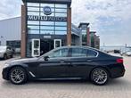 BMW 5 Serie 520d EDE High Executive PDC LEDER N € 27.490,0, Auto's, Automaat, 1995 cc, 2000 kg, Zwart
