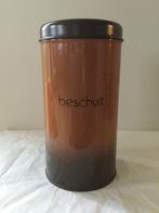 Vintage Brabantia Beschuitbus – Shadow Bruin (jaren ’80), Ophalen of Verzenden, Huis en Inrichting