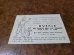 Kuifje flyer - jaren '40, Meerdere stripboeken, Ophalen of Verzenden
