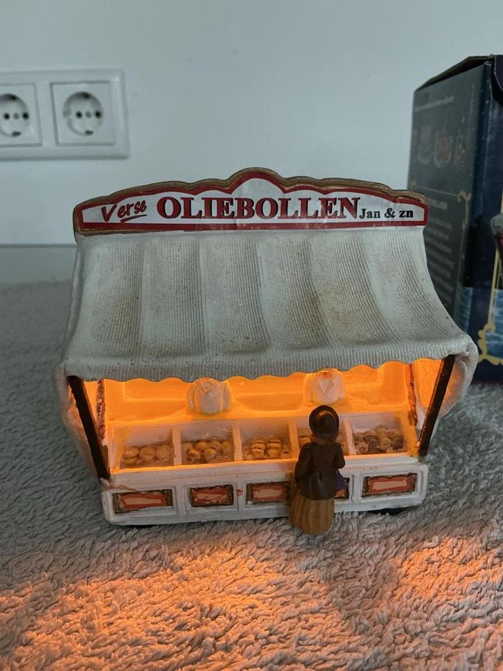 Oliebollenkraam- Typisch Hollands aanvulling kerstdorp, Diversen, Kerst, Zo goed als nieuw, Ophalen of Verzenden