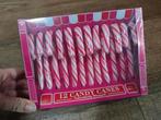 12 Candy canes, roze snoepstokken, Diversen, Kerst, Ophalen of Verzenden, Nieuw