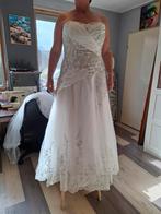 Prachtige Maggie sottero bruidsjurk, Ophalen of Verzenden, Gedragen, Wit, Trouwjurk