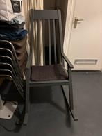 Schommelstoel grijs, Ophalen, Gebruikt, Hout, Eén