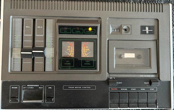 Zeer net cassette deck Philips jaren 70, Antiek en Kunst, Antiek | Tv's en Audio, Ophalen of Verzenden