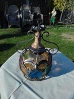 14141) mooie kleurrijke gesmede hallamp, Antiek en Kunst, Ophalen of Verzenden