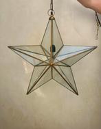 Sissy boy home hanglamp ster messing met glas, Ophalen of Verzenden, Zo goed als nieuw